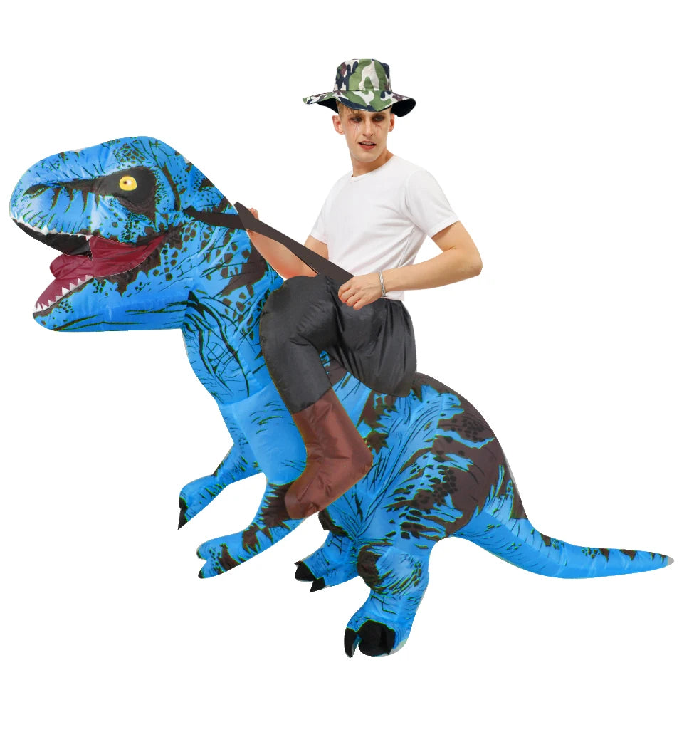Disfraz inflable de Dinosaurio T Rex