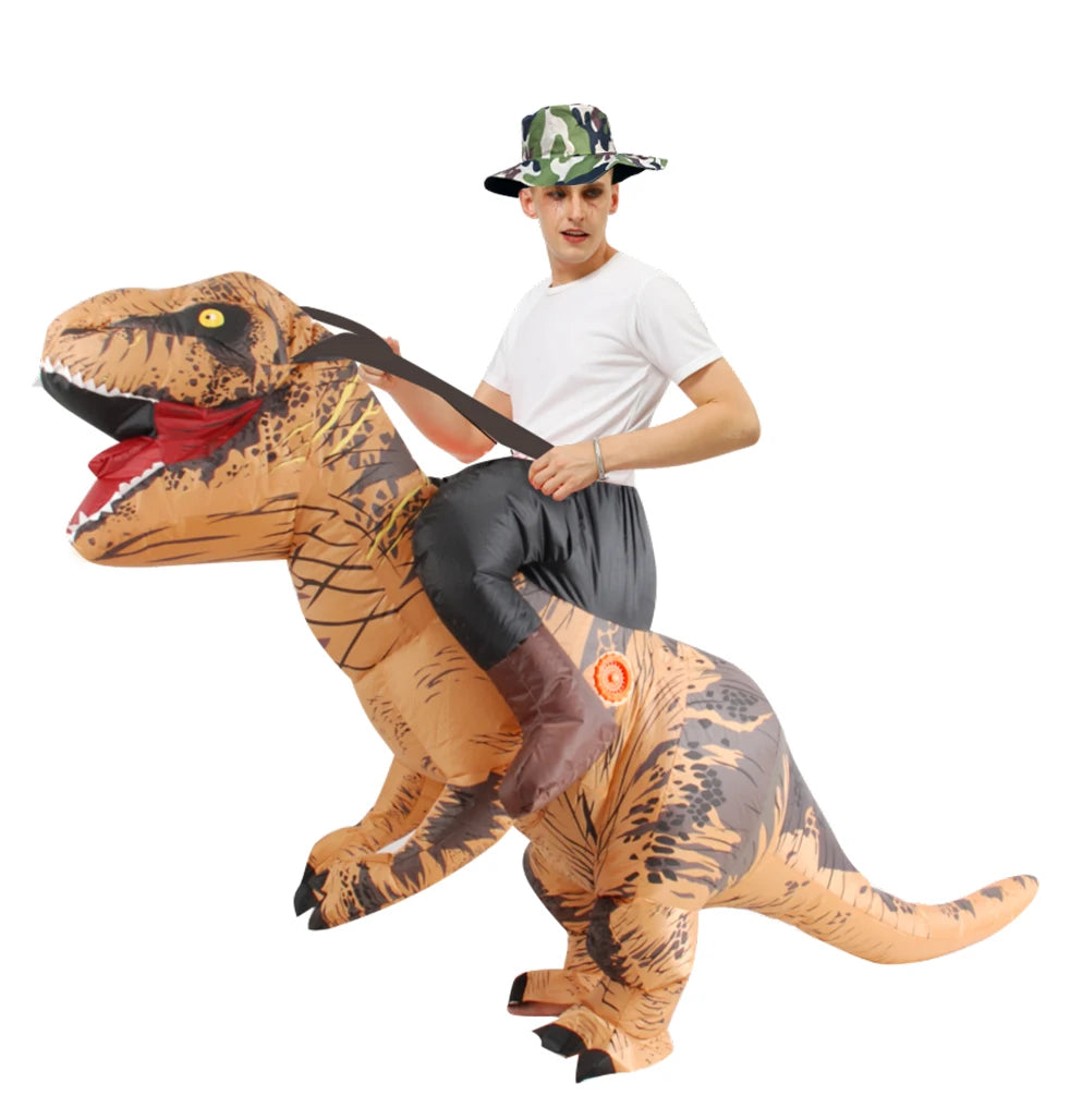Disfraz inflable de Dinosaurio T Rex