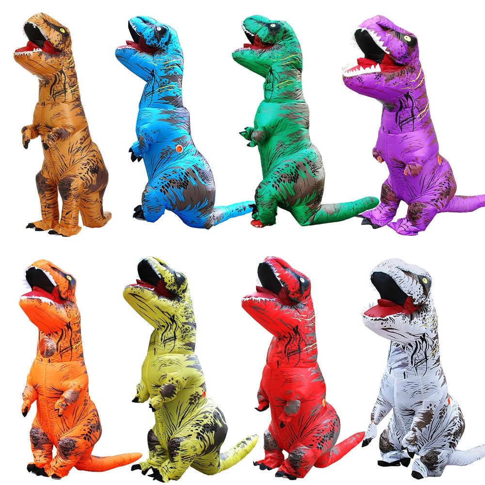 Disfraz inflable de Dinosaurio T Rex