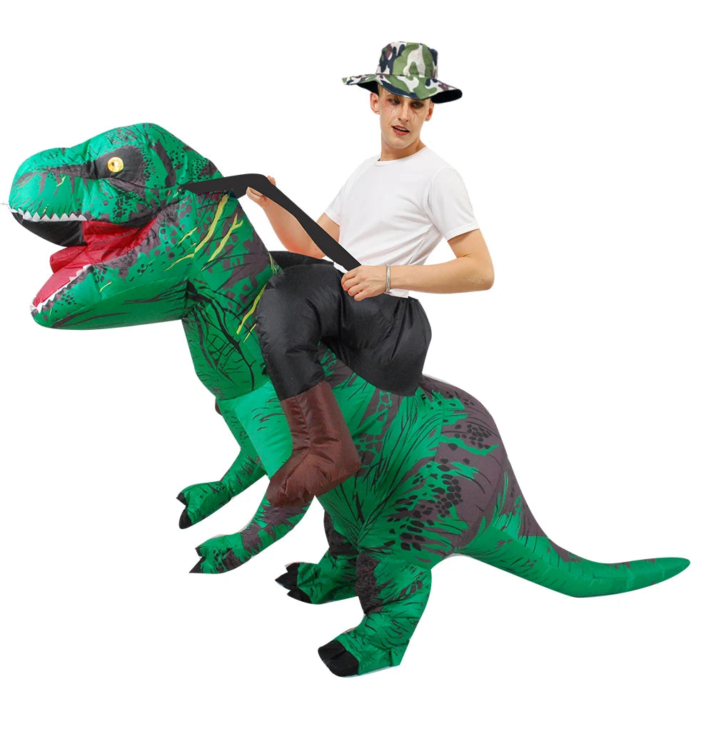 Disfraz inflable de Dinosaurio T Rex